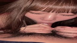 カップル美女フェラ