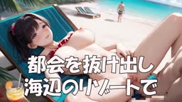 仮想空間海辺でハメ