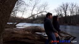 Outdoor Sex with my 18yo Amateur Girlfriend