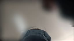 Woman's butt in black jeans (reupload)