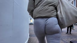 Candid pawg walking