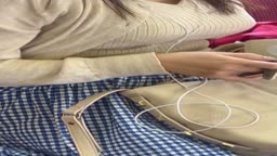 電車内着衣胸