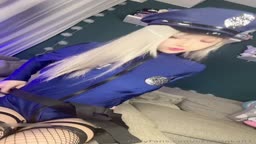 okita rinka - police cosplay