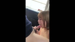 車内フェラ