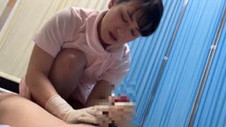Japanese nurse gloves handjob