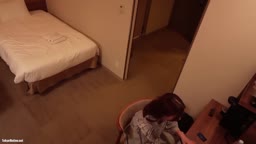 She thought she was alone... Forgot to turn off the camera and caught her masturbating!