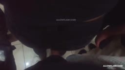 Encoxada teen big ass
