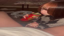 かわいい子飲酒フェラ