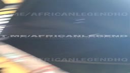 Encoxada African lady public