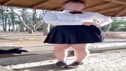 公園露出オナニー