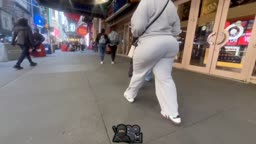 Cumshot on Giant Ass Ebony