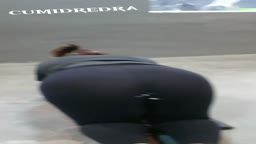 Personal Trainer Cums Chubby Pawg's Asshole