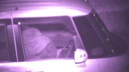 夜の散歩　車