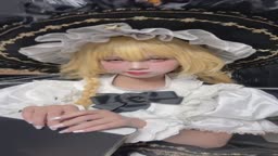 PoppaChan cosplay Marisa Kirisame