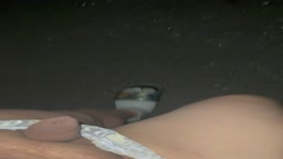 お散歩露出　見られた