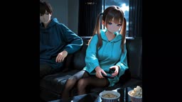 おっぱい誘惑でちんぽ膨らんでる
