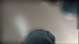 Woman's butt in black jeans (reupload)