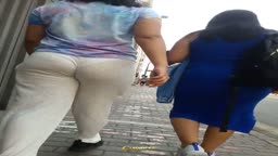 White see through candid ass