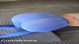 Gym Trainer Nuts on Stretching Latina