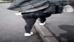 Monster Cream Load on Girl in Car Park
