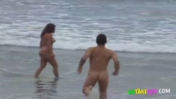 Gorgeous Couple's Beach Adventure