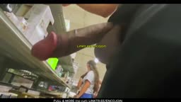 Encoxada Dickflash cum ass