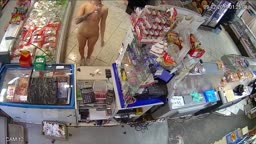 Exhibitionist cctv footage