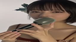 岡田紗佳　耳舐め