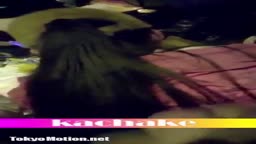 Chinese encoxada hair cum