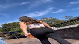 Cumming Brunette Pawg Twice and She Touches Cum
