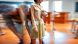 ANISOパンティ履いてない教師は