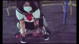 夜の公園でＨ、、、夜の公園で女子高生の妻に居残り授業