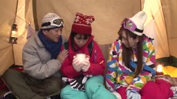 剛毛美女　雪山遭難　1080p