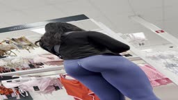 Thick Asian Creamed While Looking at Bikinis