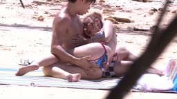 【野外露出】沖縄ビーチでセックス三昧【モザイク破壊版】