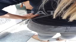 Risky Encoxada - Cock in the Ass Crack