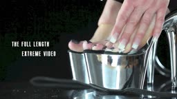 Swallow the dirt of your mistress feet, best foot domination ever