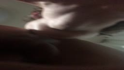 セフレが後ろからアナル舐め