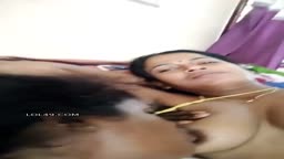 Indian aunty playing