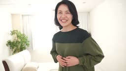五十路のグラインド騎乗位