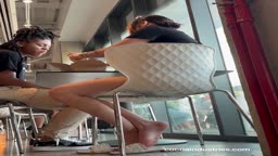 Candid feetplay