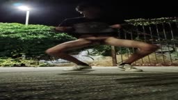 Simone flashing his dick at the park
