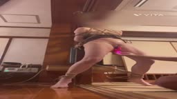 縛られて弄られ