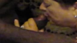 Mature Amateur's Interracial Blowjob