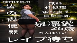 泉凜愛痴カンﾚｲプ待ち中出〇精液肉便器