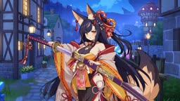 忠義を尽くすケモミミ侍_コトノ1