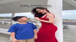 The mom said goodbye to her son then use her body for her customer