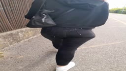 cumming in the distracted bitch's ass
