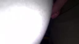 Cum all over her ass - bus encoxada