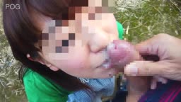 カップル巨乳女の露出